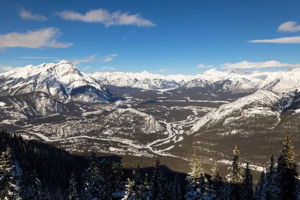 winter in banff canada