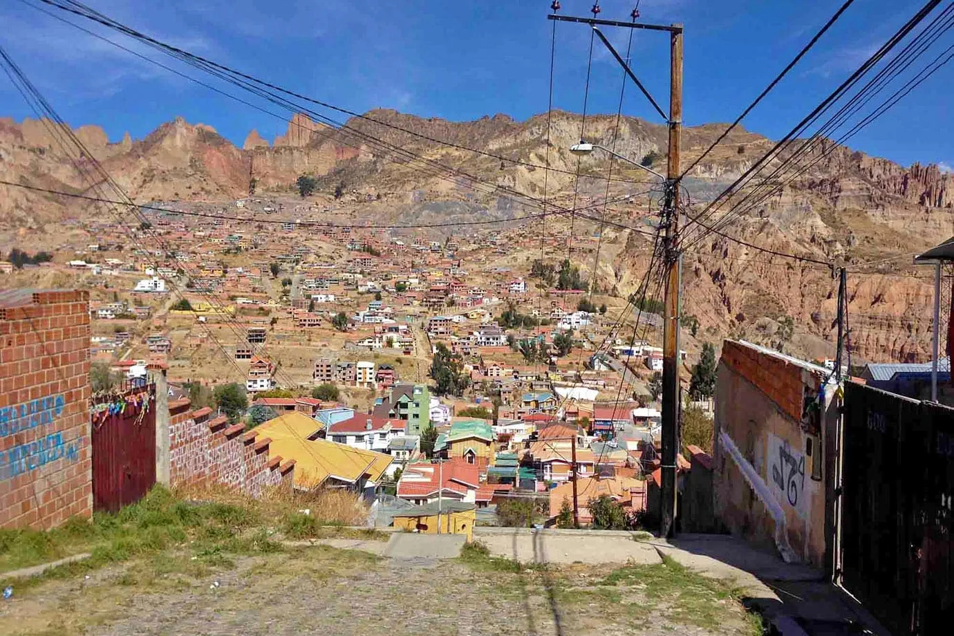 La Paz is divided into many districts