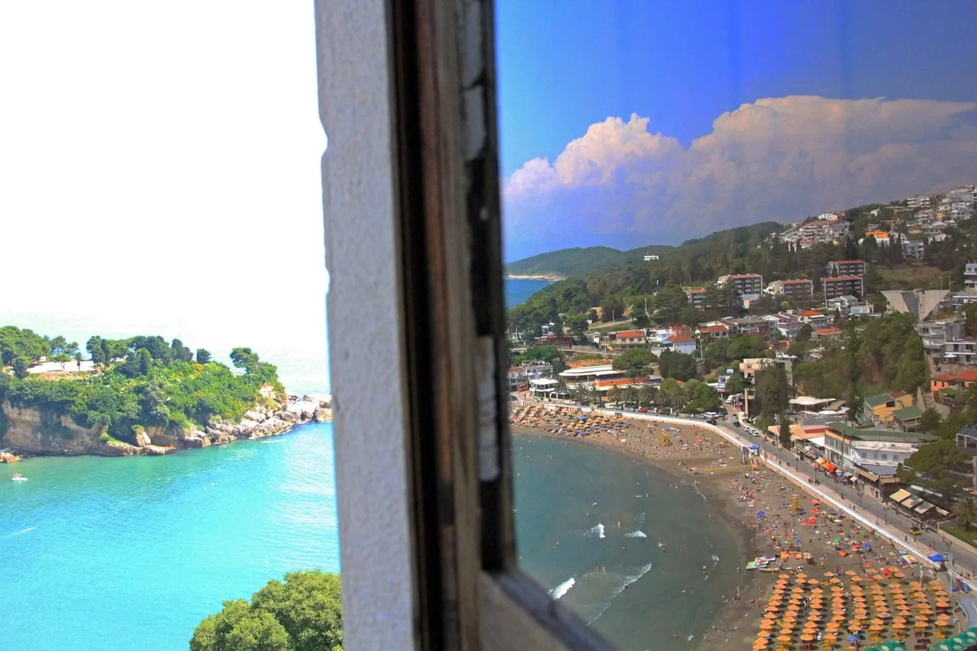 The view from the museum in Ulcinj