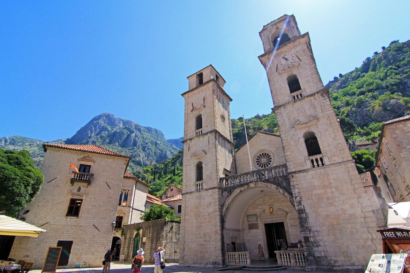 As you lose yourself in Kotor, the mountains are an ever present reminder of where you are