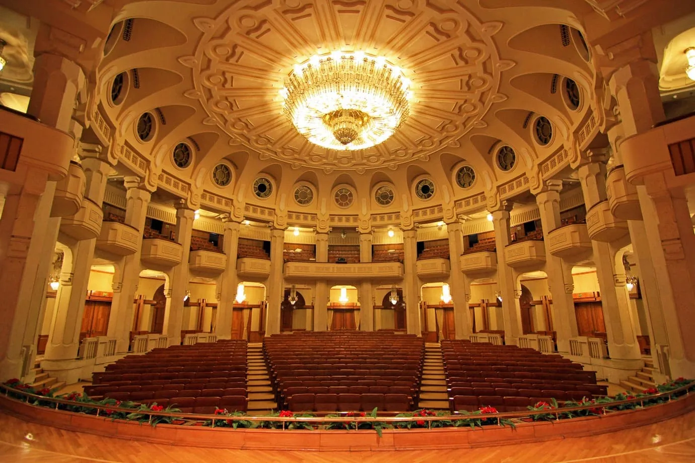 The Palace of the Parliament is absolutely massive on every scale