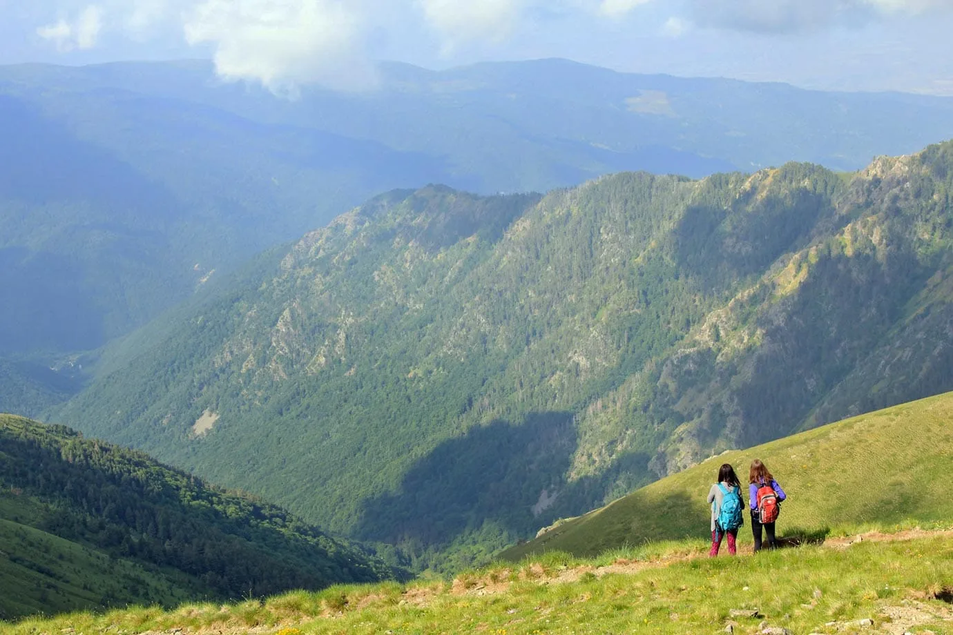 Once the sun came out we had clear views of the valley below