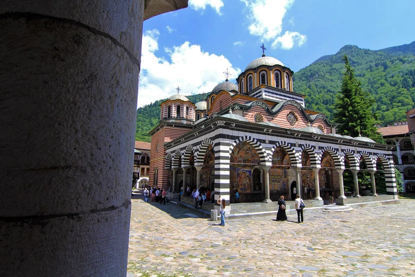 Rila Monastery is largest and most famous Eastern Orthodox monastery in Bulgaria