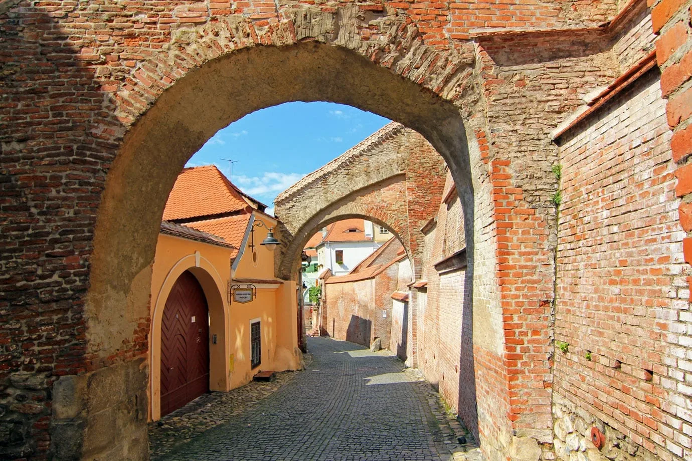 Walking the cobbled streets of Sibiu