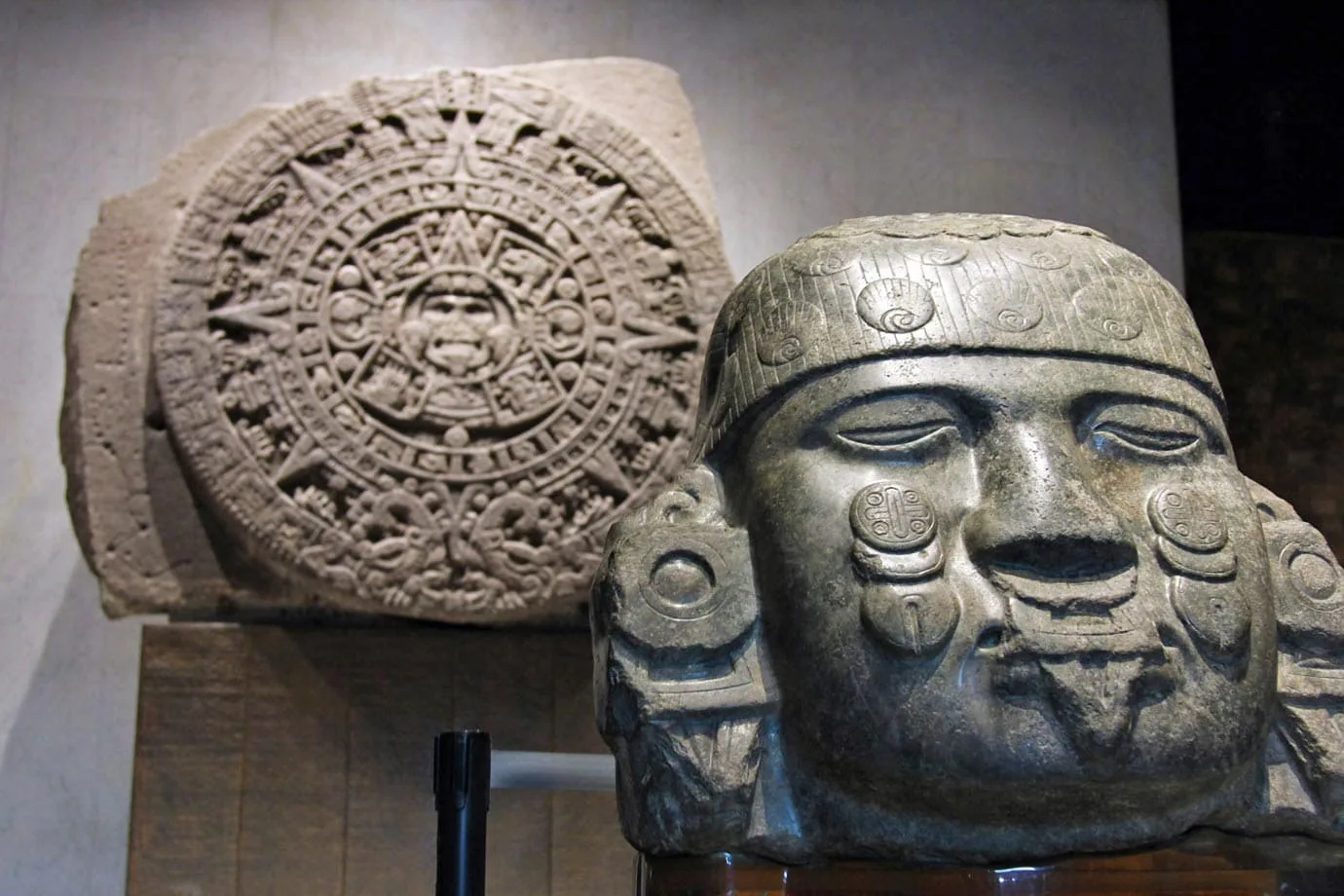 This is the Stone of the Sun, otherwise known as the Aztec Calendar Stone