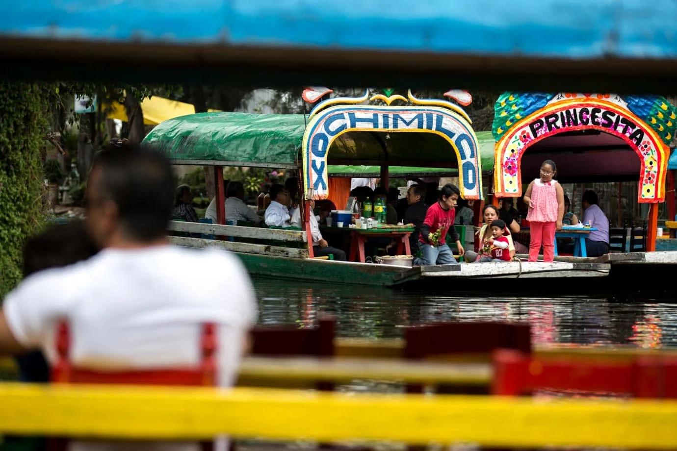 Xochimilco is a town made up of canals an hour’s south of Mexico City