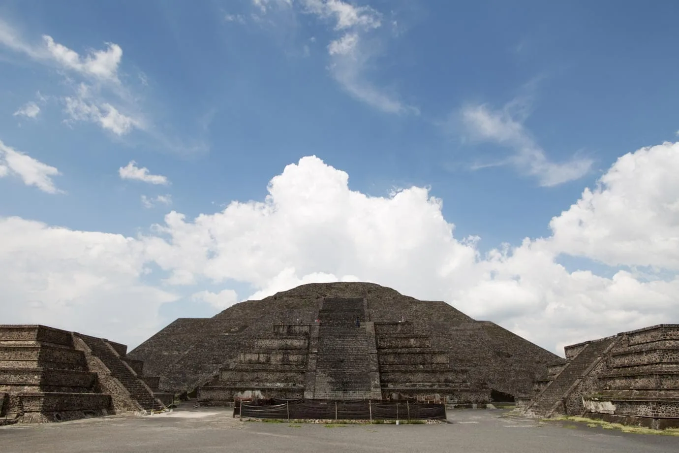 The Pyramid of the Moon at Teotihuacan