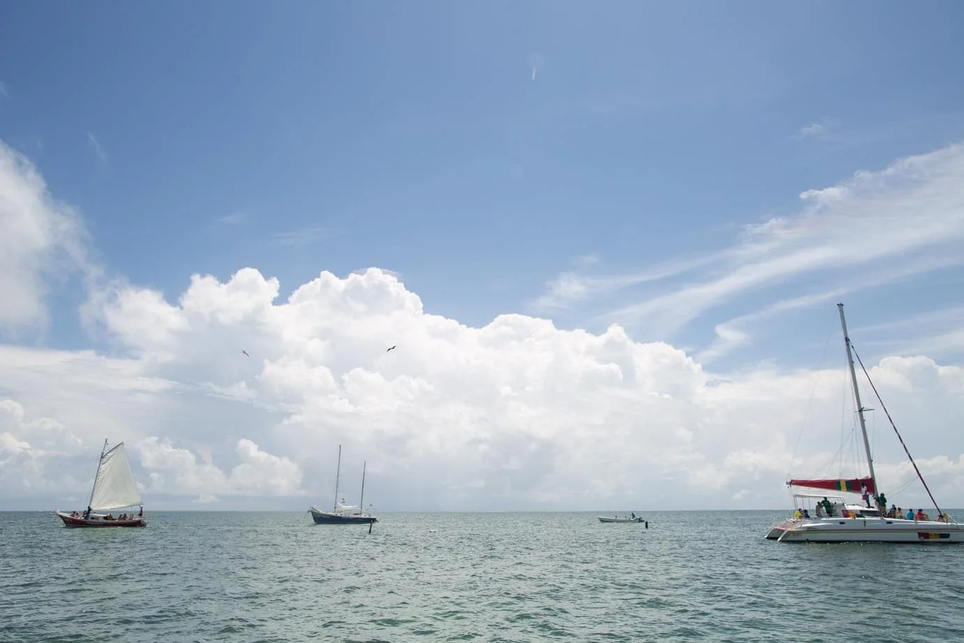 Raggamuffin boats on the water