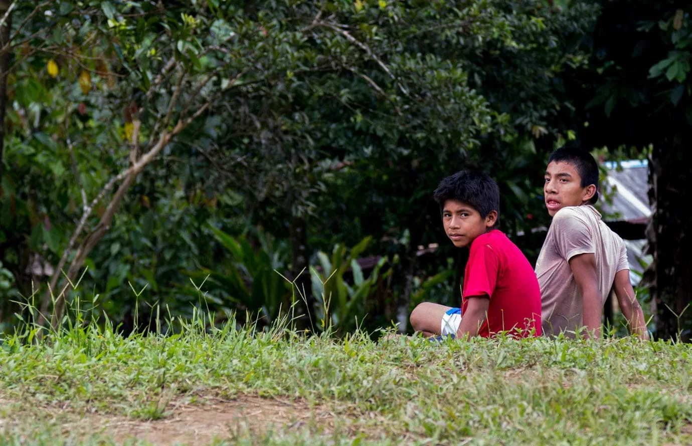 Once we told people we were walking to the village, all the locals were keen to help