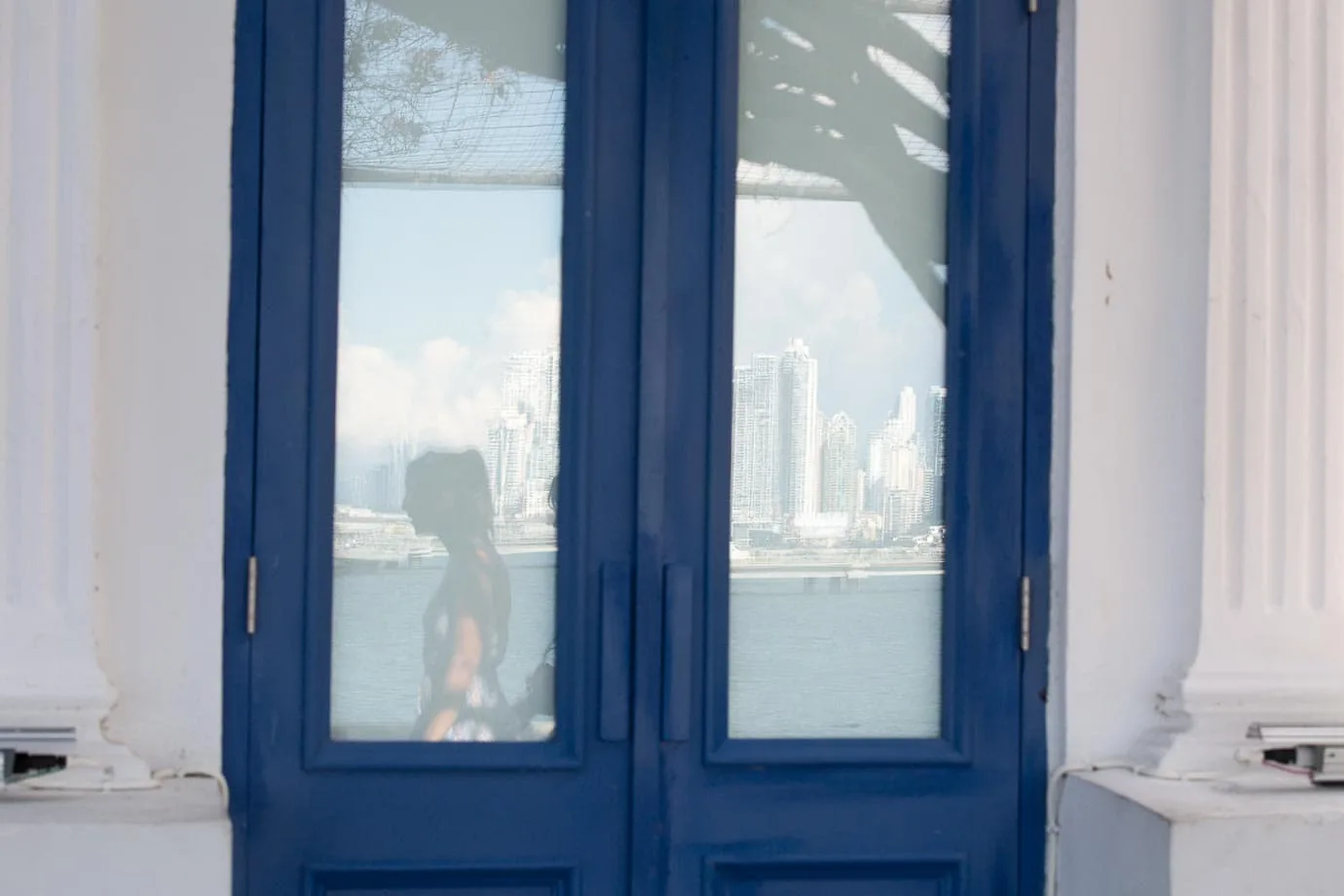 Blue door Panama City