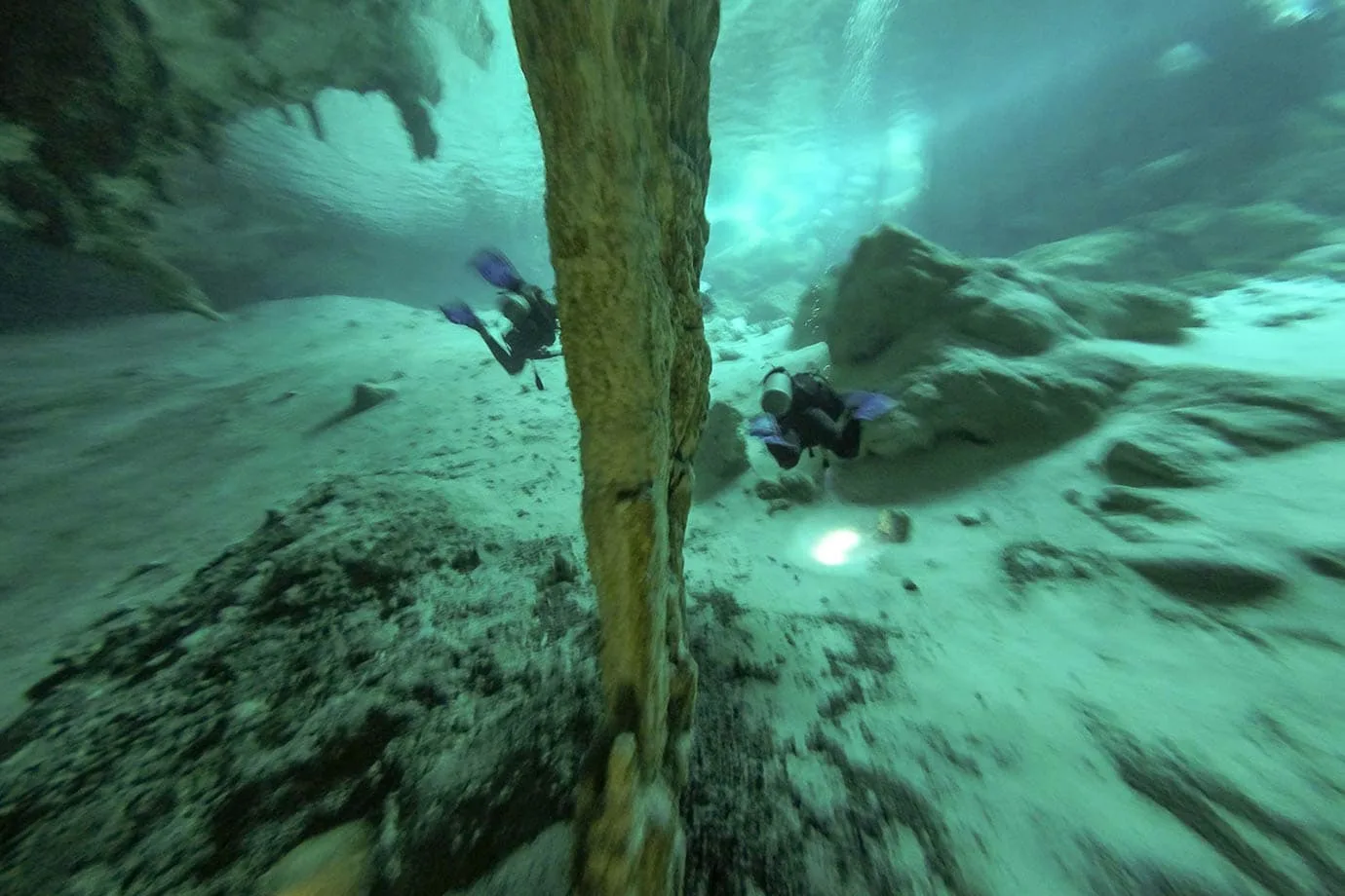 Stalactites at Dos Ojos, Mexico