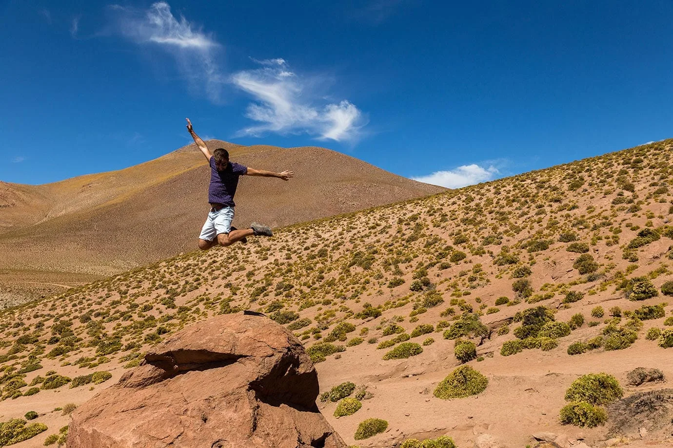 Jumping in the Atacama Desert
