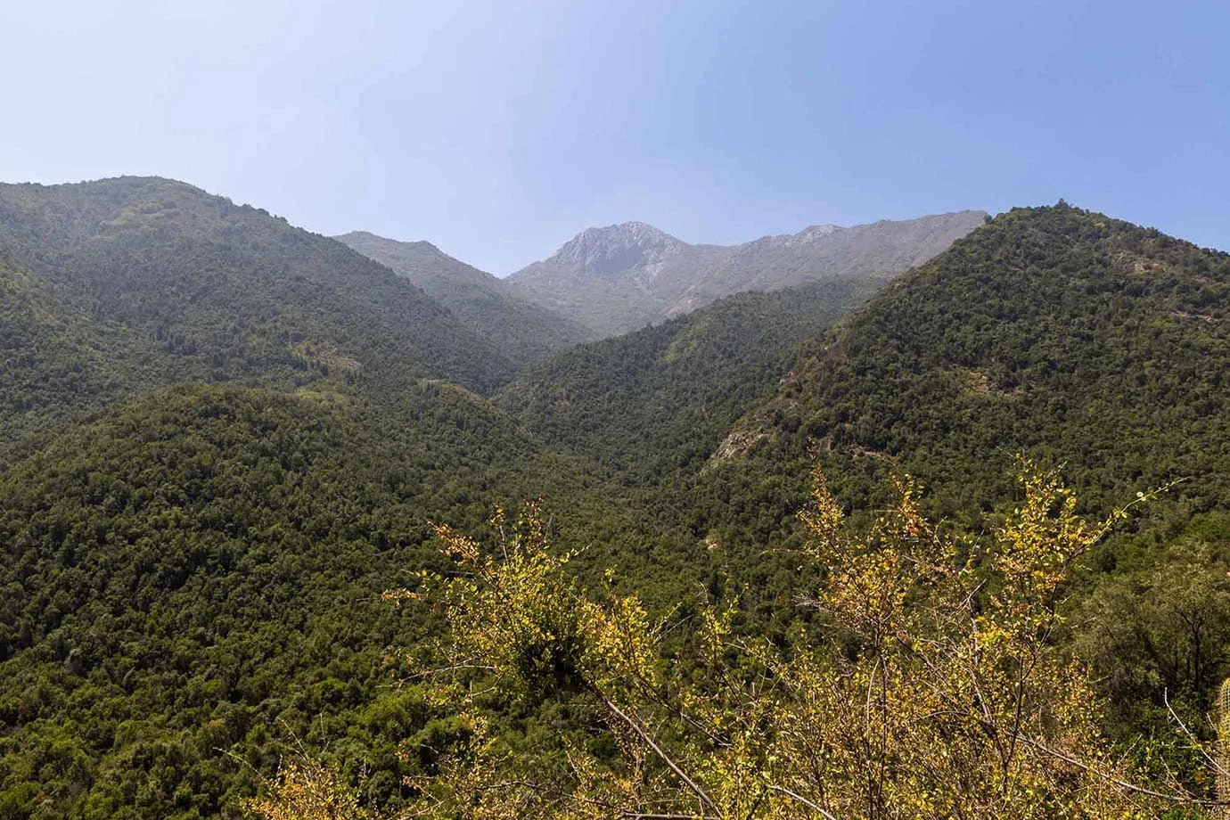 hiking in chile