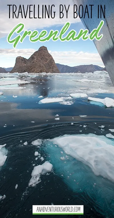 Travelling by boat in Greenland