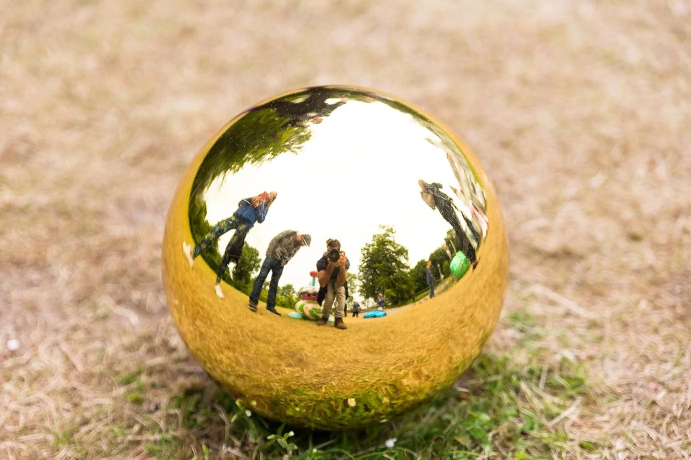 Golden Ball, Sculpture by the Sea Festival