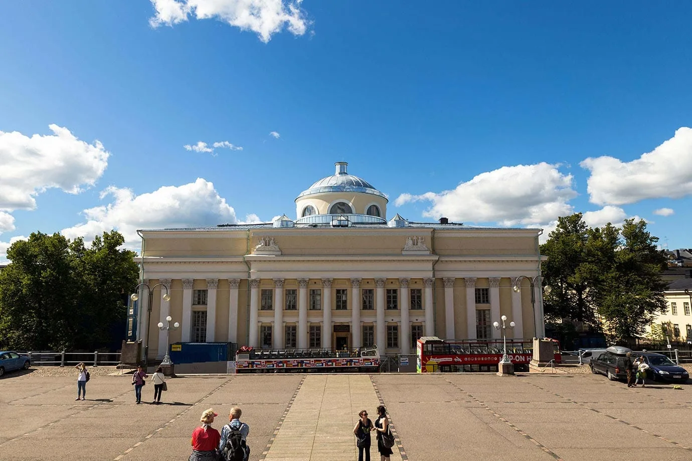 Steps at Helsinki Cathedral