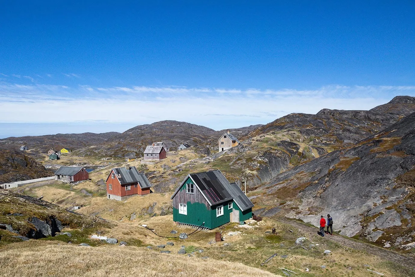 Kangeq outside of Nuuk Greenland, abandoned village