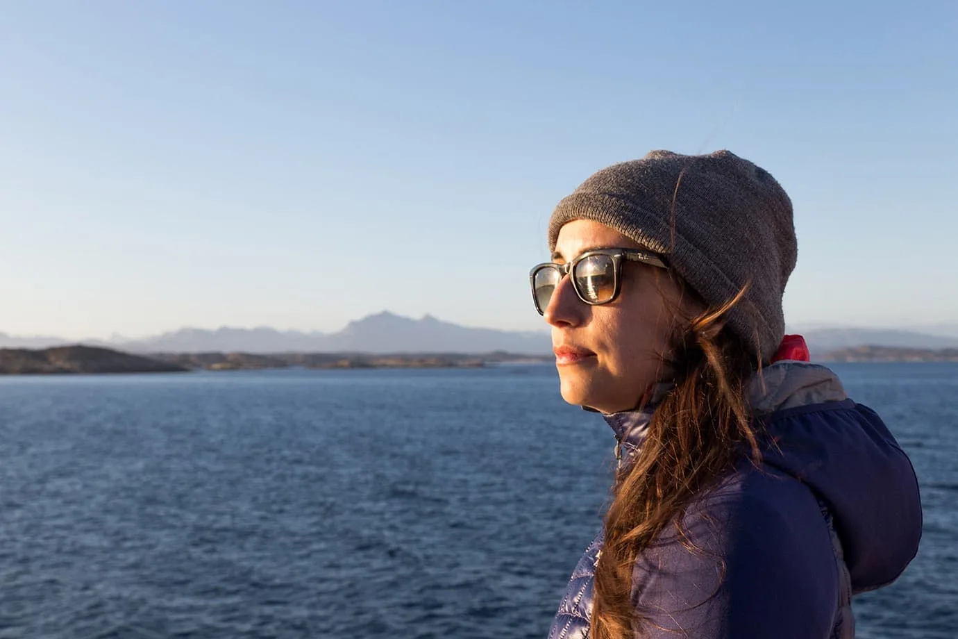 Top deck of the Arctic Umiaq Line