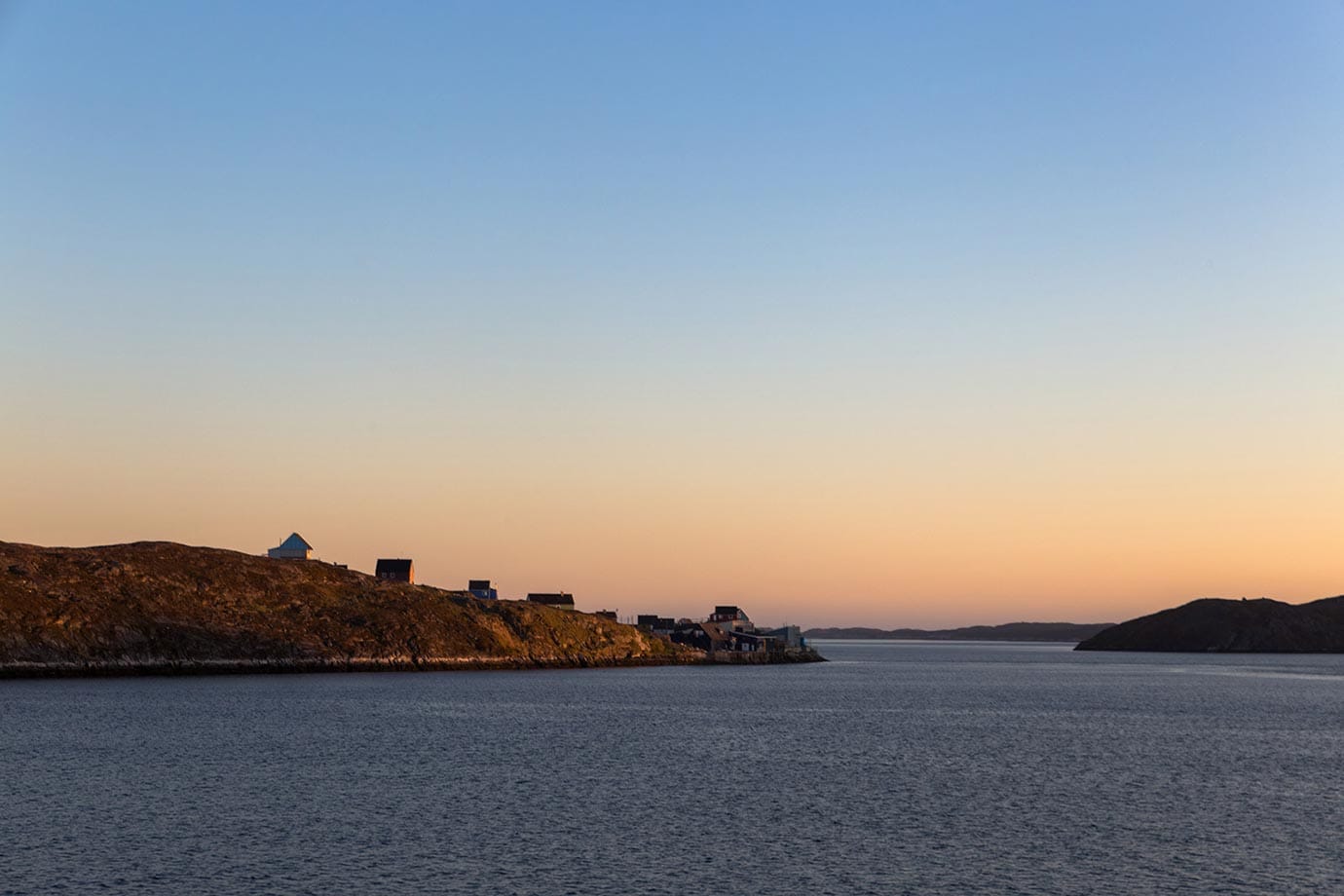 Sunset in Greenland