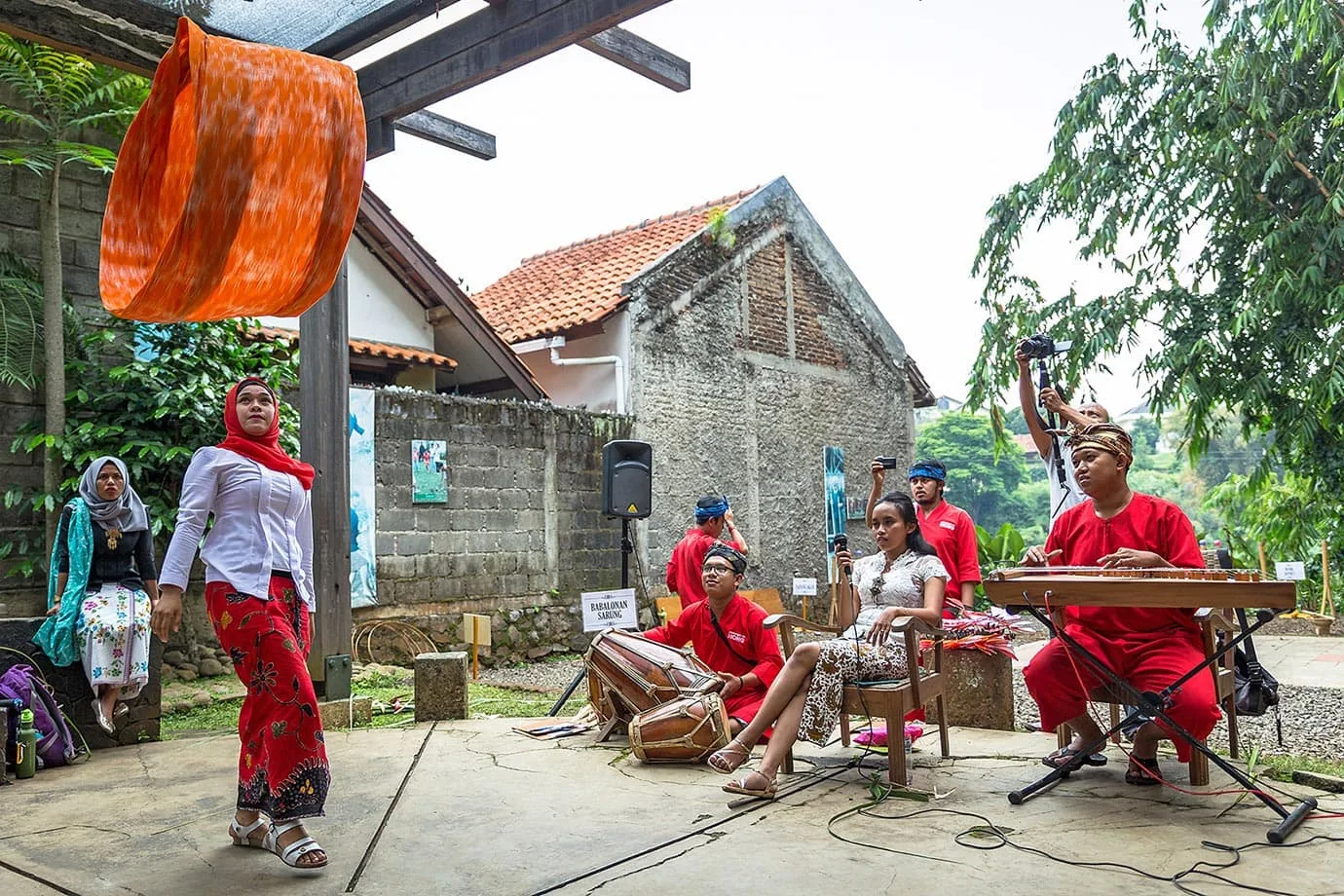 People playing games in Bandung