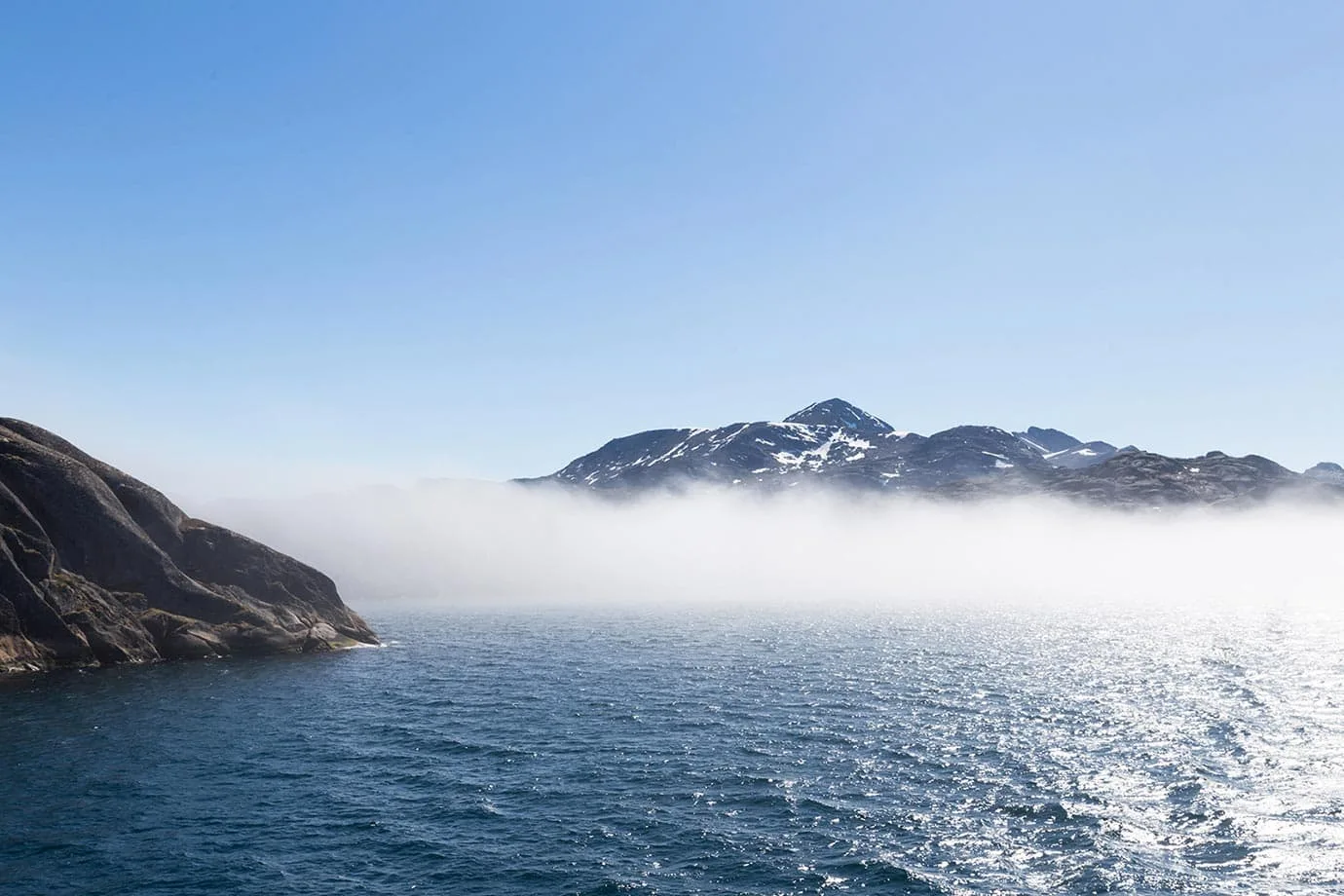 Fog in Greenland