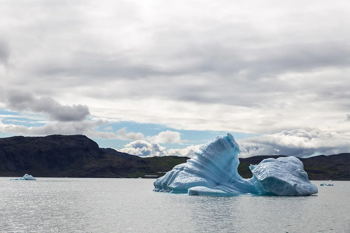 Icebergs near Narsaq and Narsarsuaq in Southern Greenland