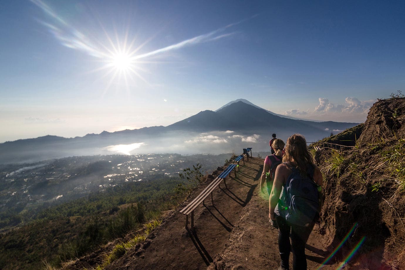 Benches, Mount Batur