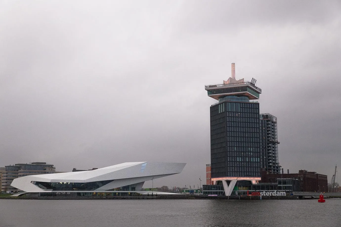 amsterdam in the rain