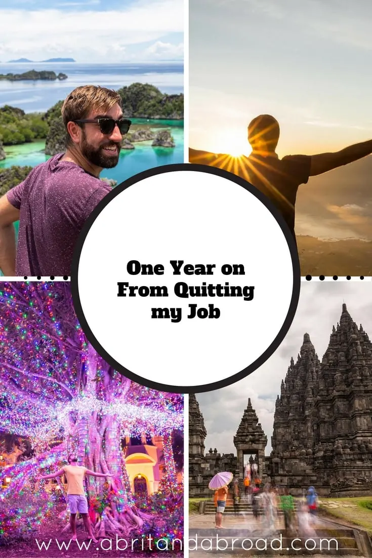 One Year on From Quitting my Job