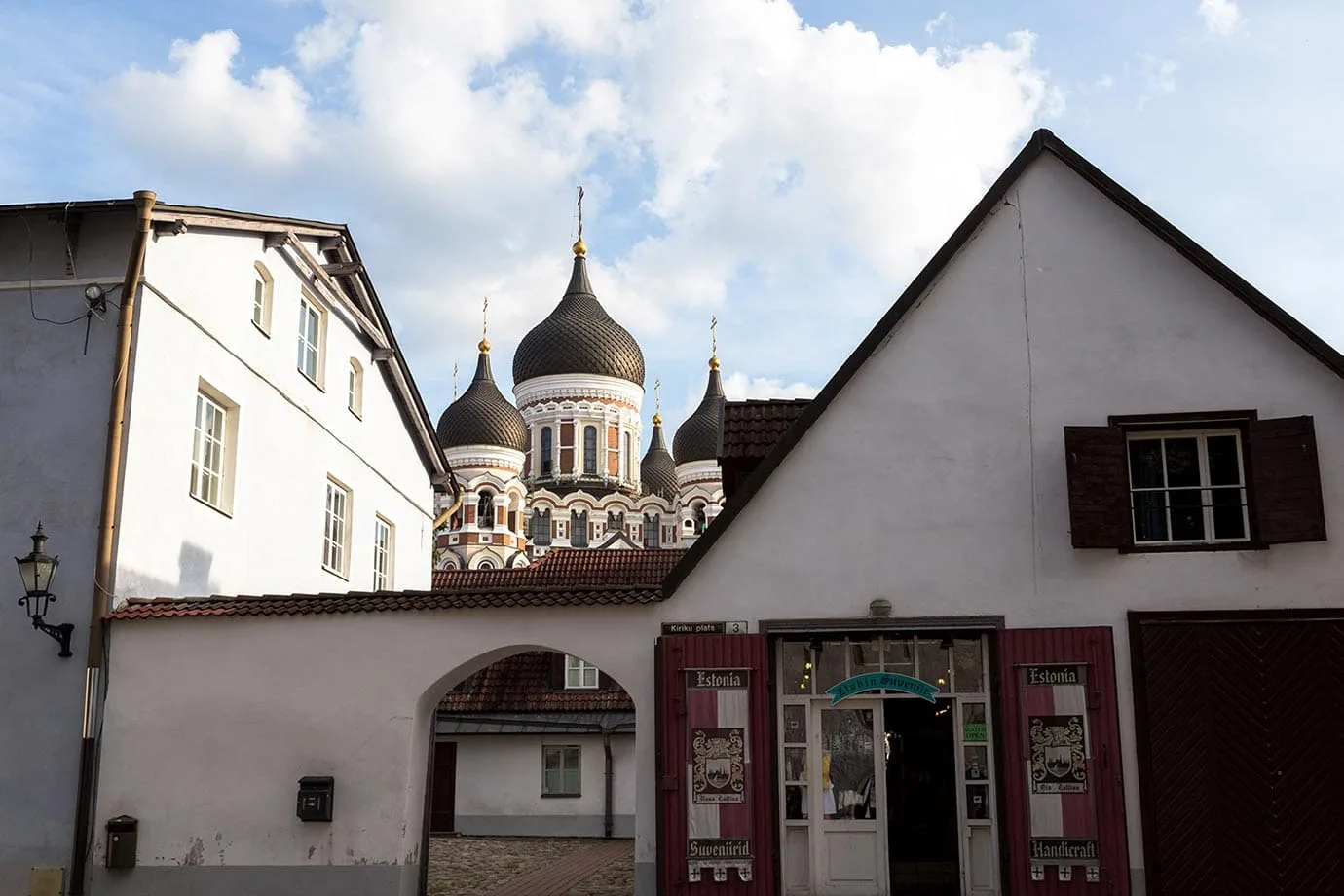 Walking around Tallinn, Estonia