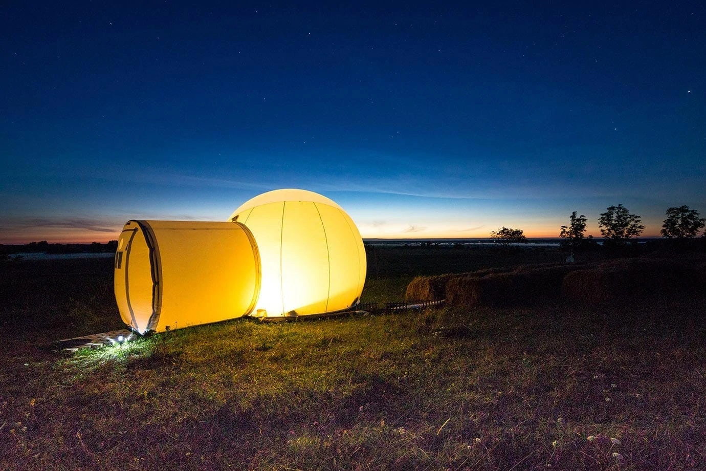 Staying at the Bubble Hotel, Estonia
