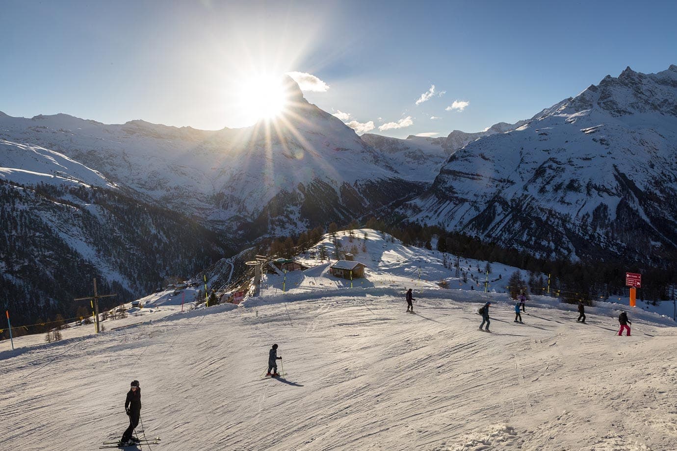 Learning to Ski in Zermatt, Switzerland