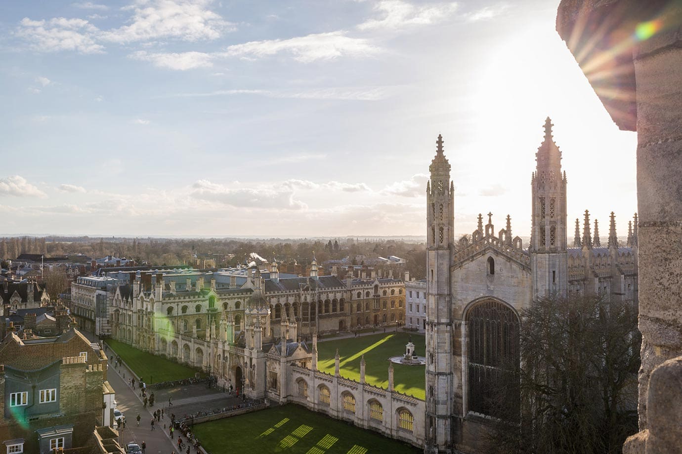 The view of King's College, Cambridge