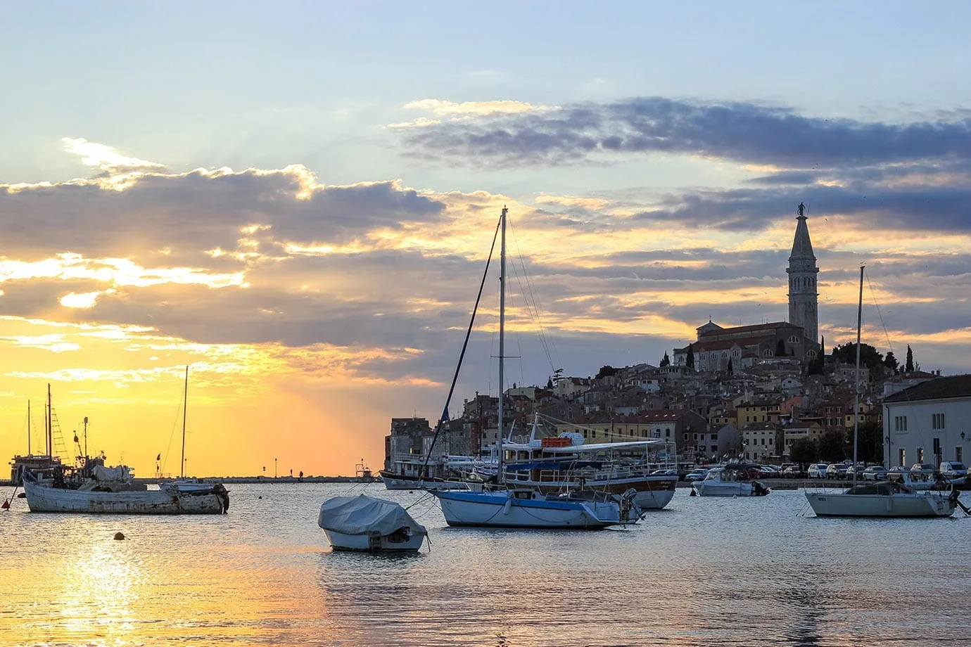 Sunset at Rovinj, Croatia