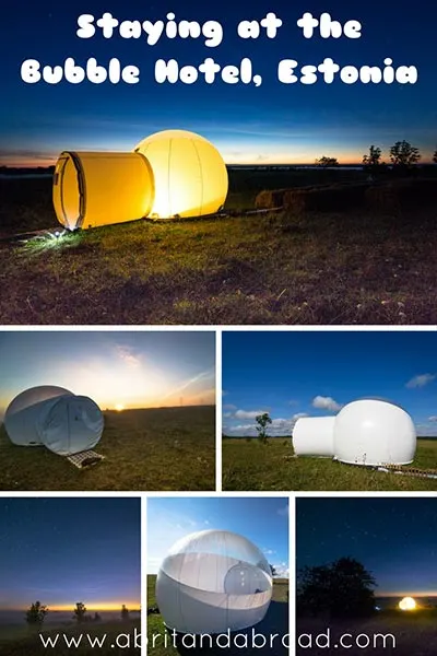 Staying at the Bubble Hotel in Estonia