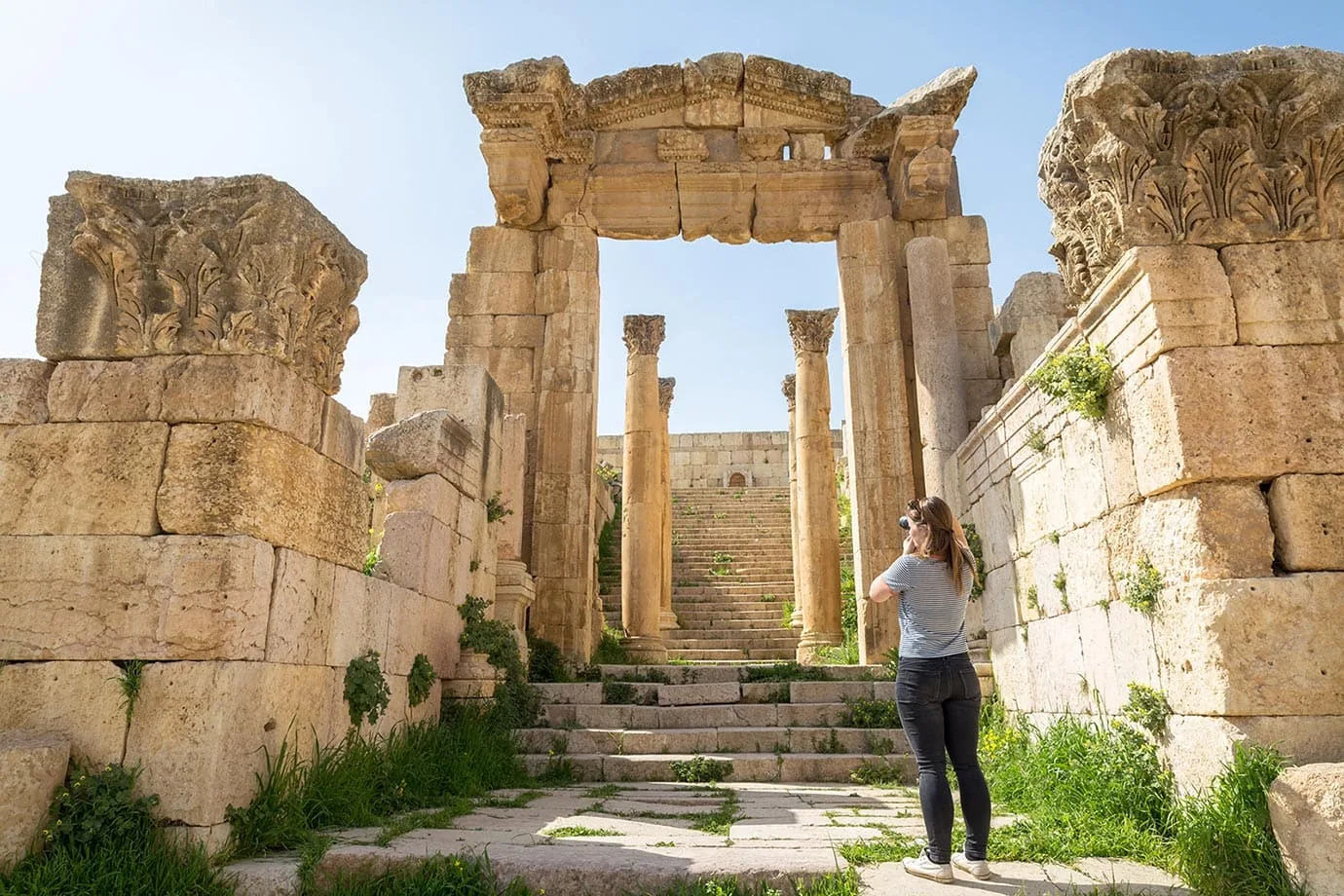 The ruins of Jerash, Jordan