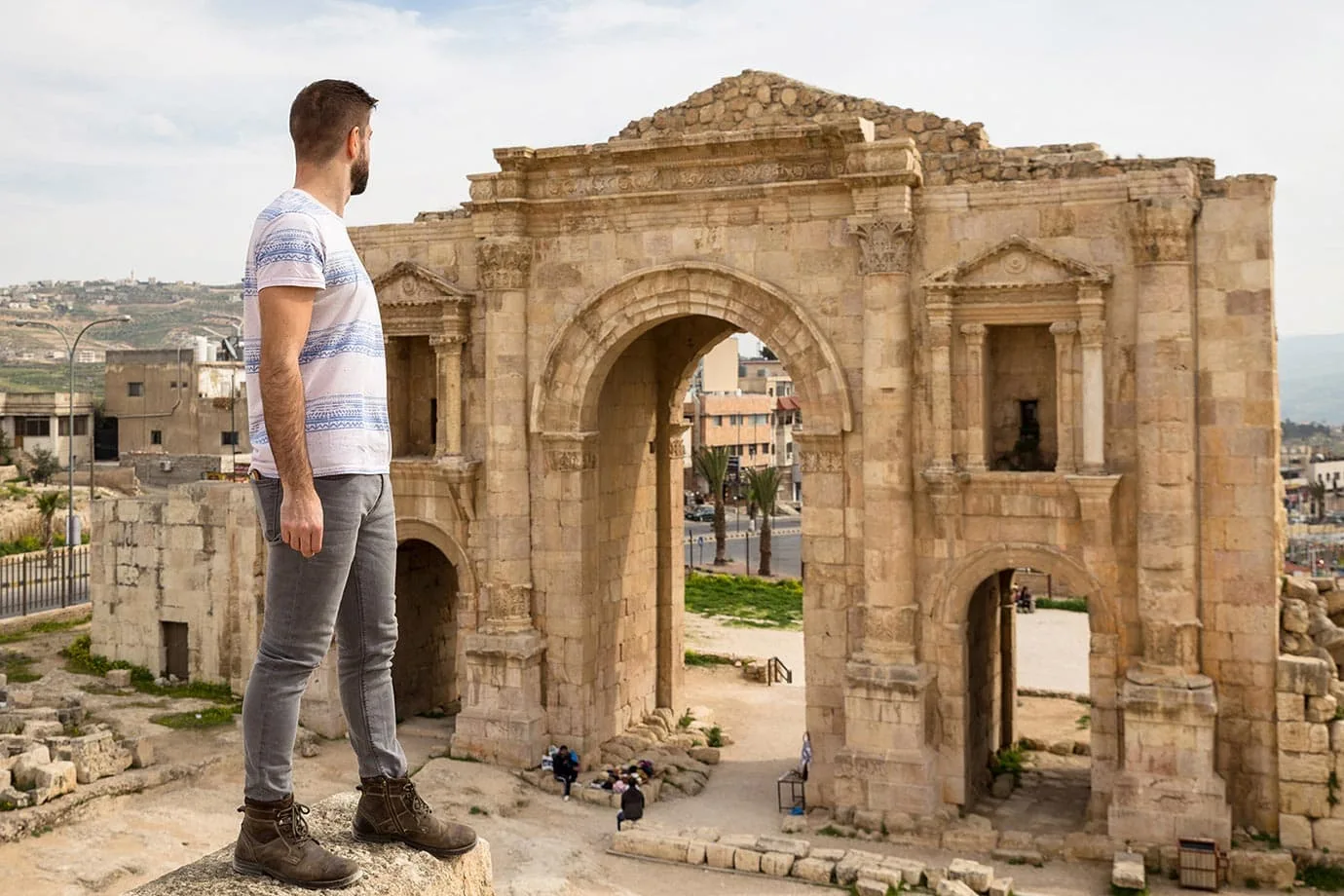 Hadrian's Arch, Jerash, Jordan