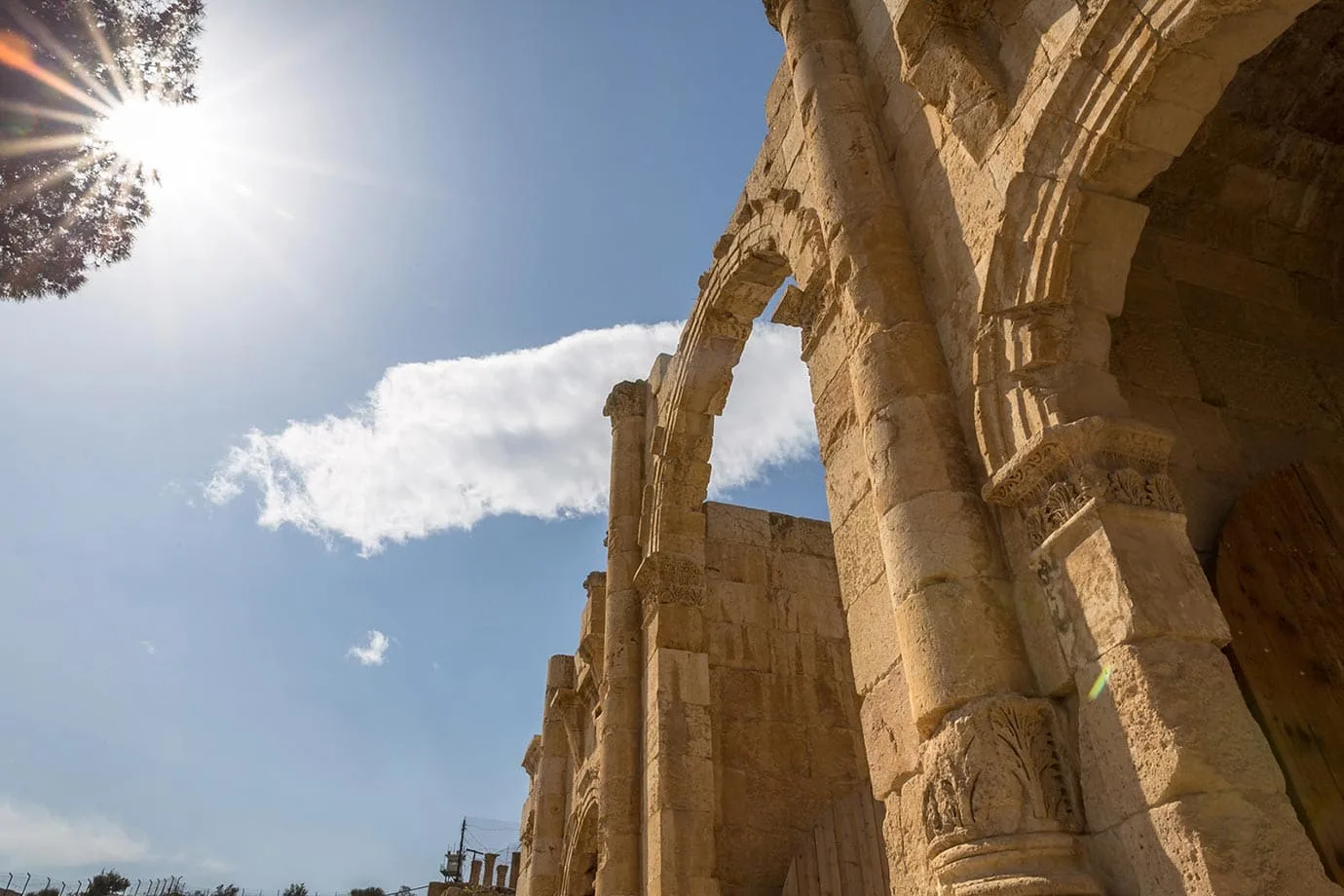 Entrance at Jerash, Jordan