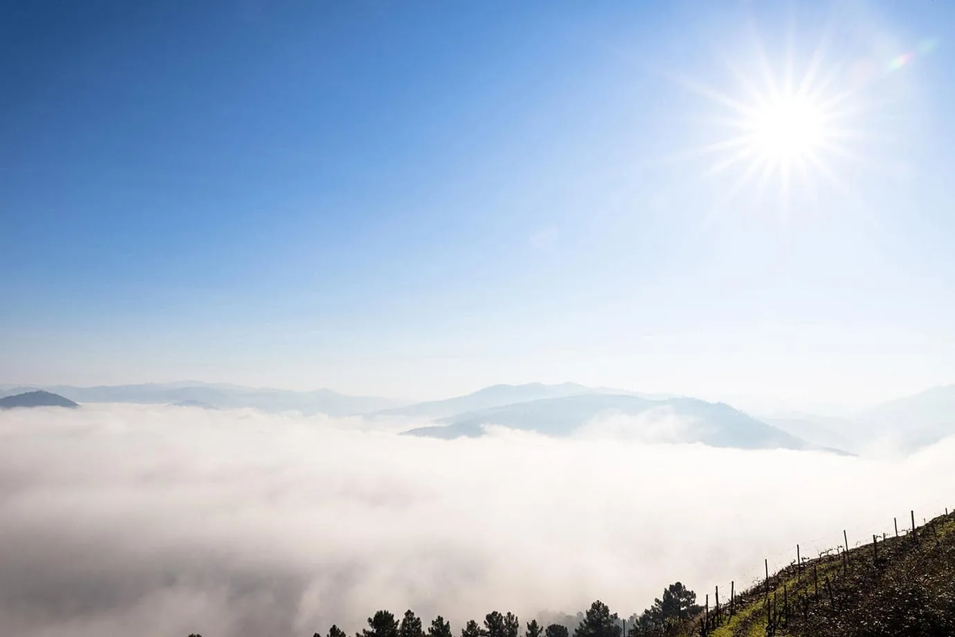 Clouds in the Douro Valley