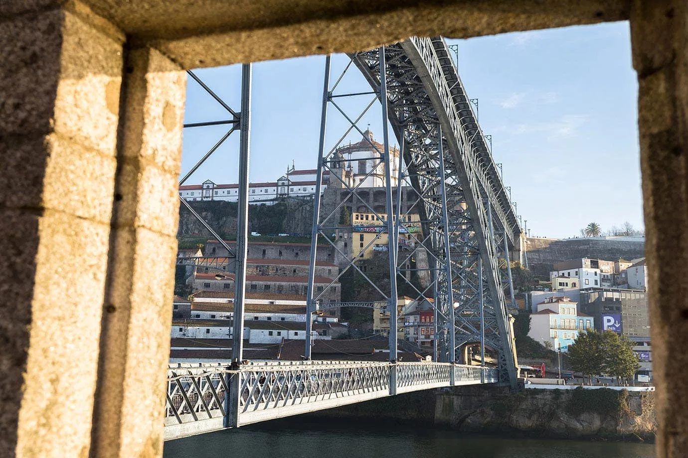 The Dom Luis I bridge, Porto
