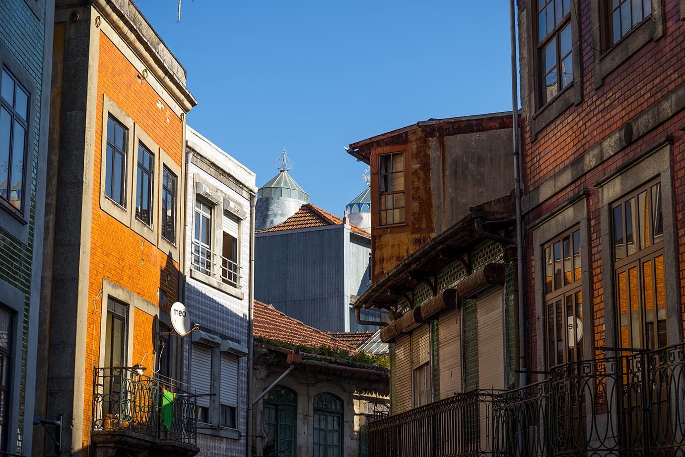 Colourful buildings, Porto