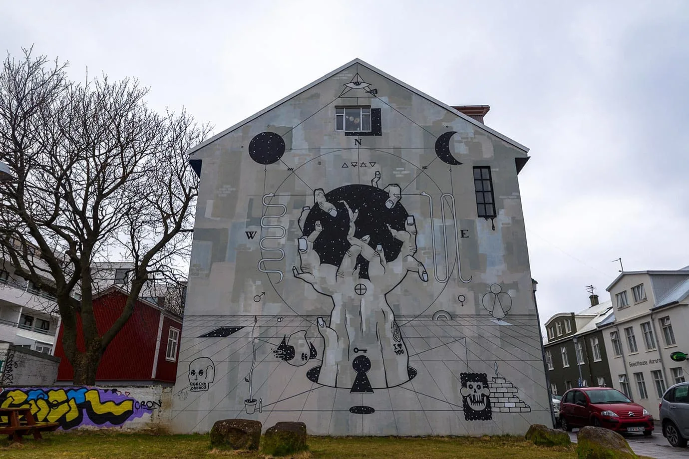 Street art in Reykjavik, Iceland