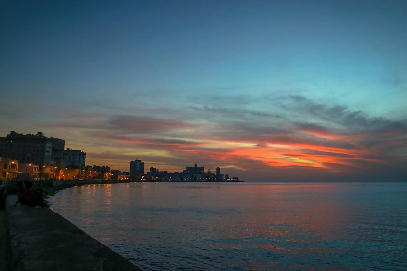 Sunset in Havana, Cuba