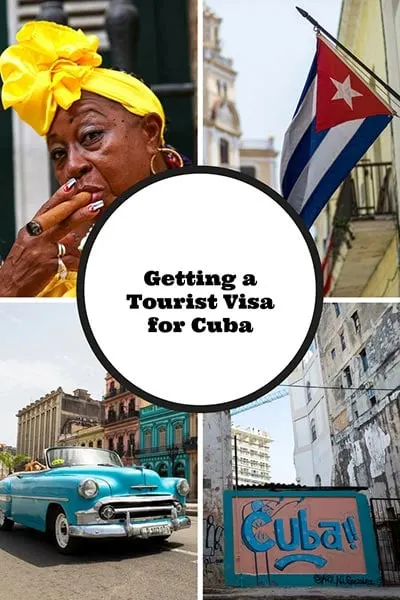 Tourist visas for Cuba