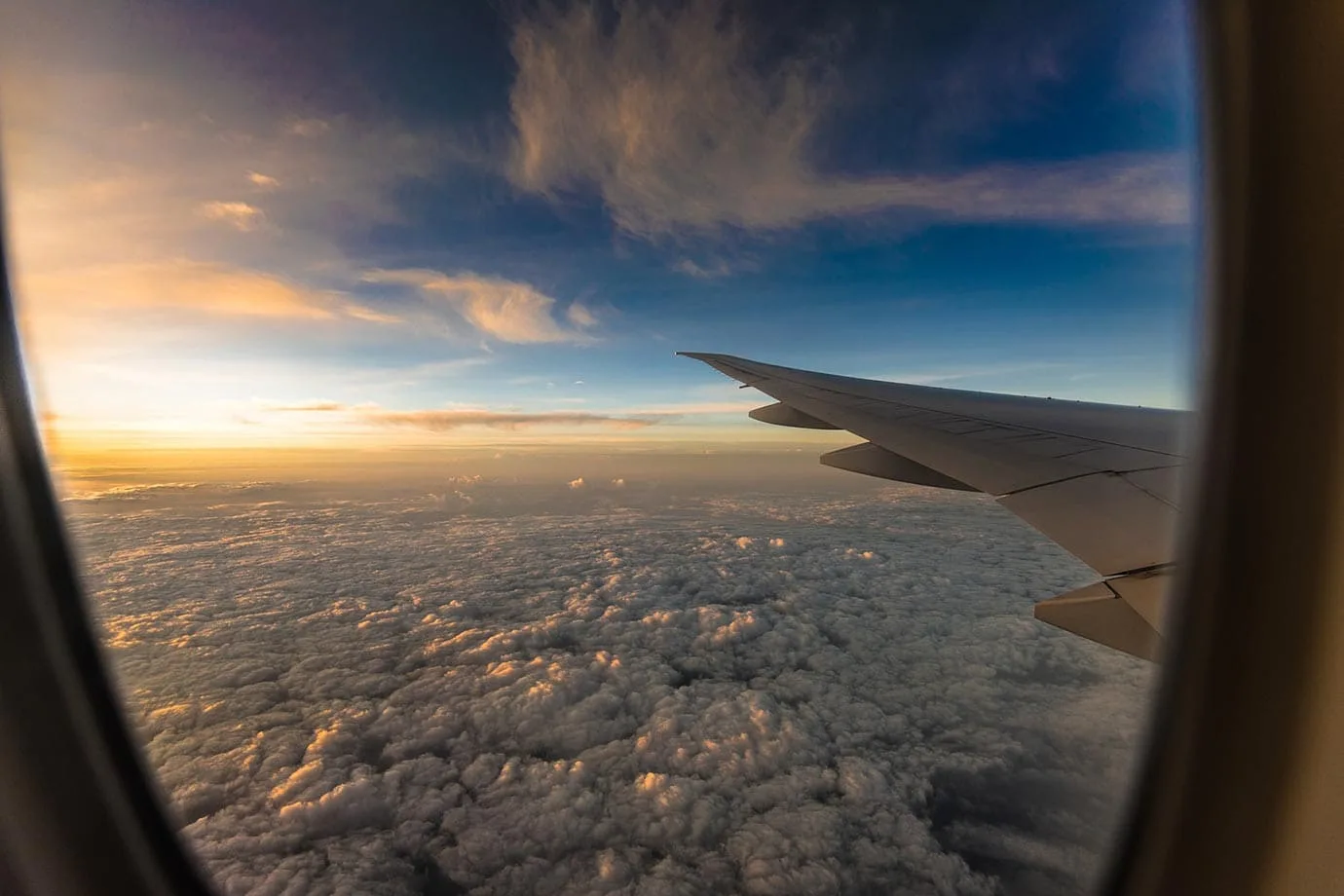Plane window seat