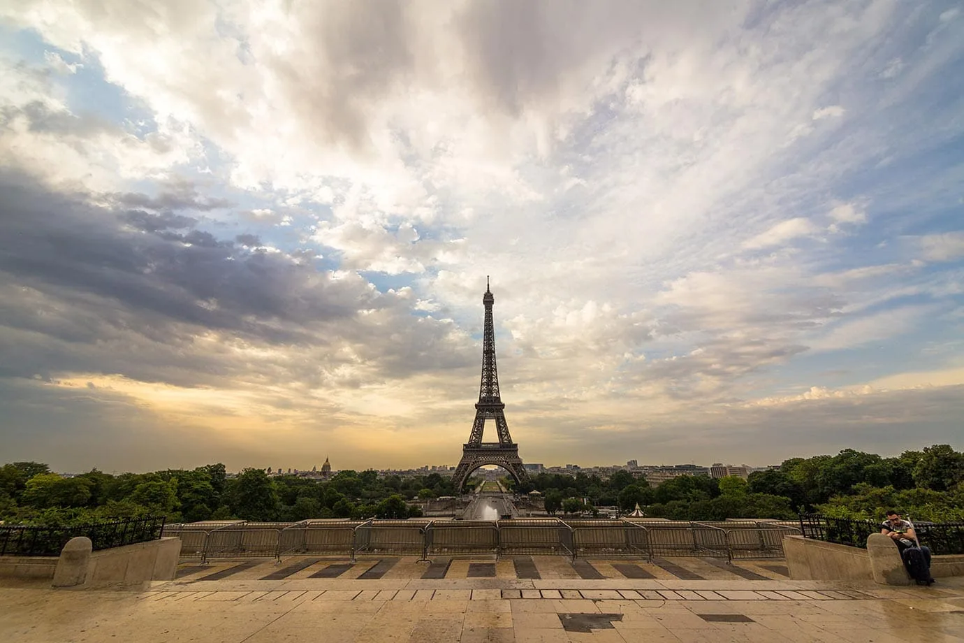 Sunrise at the Eiffel Tower, Paris