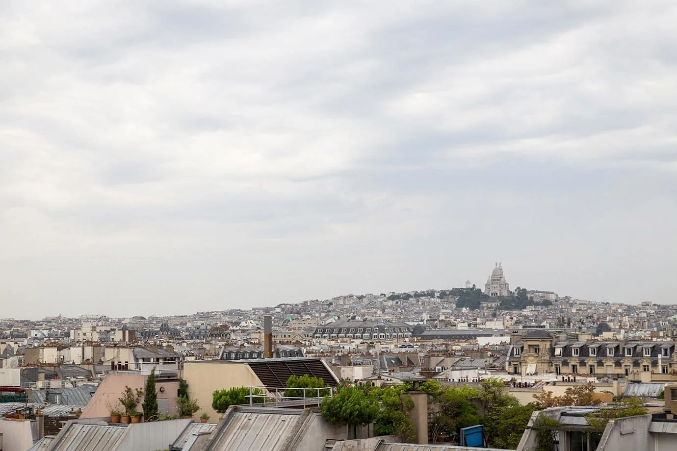 Views from the Pompidou Centre, Paris