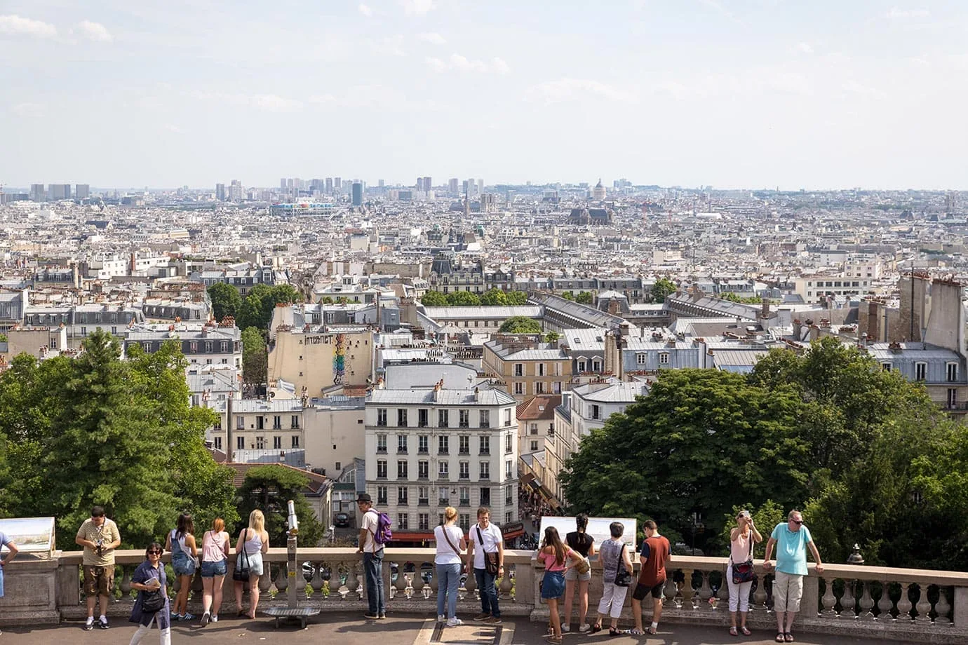 Views from the Sacre-Coeur, Paris