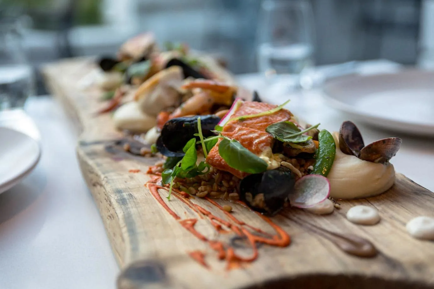 The seafood platter at the Fairmont Waterfront