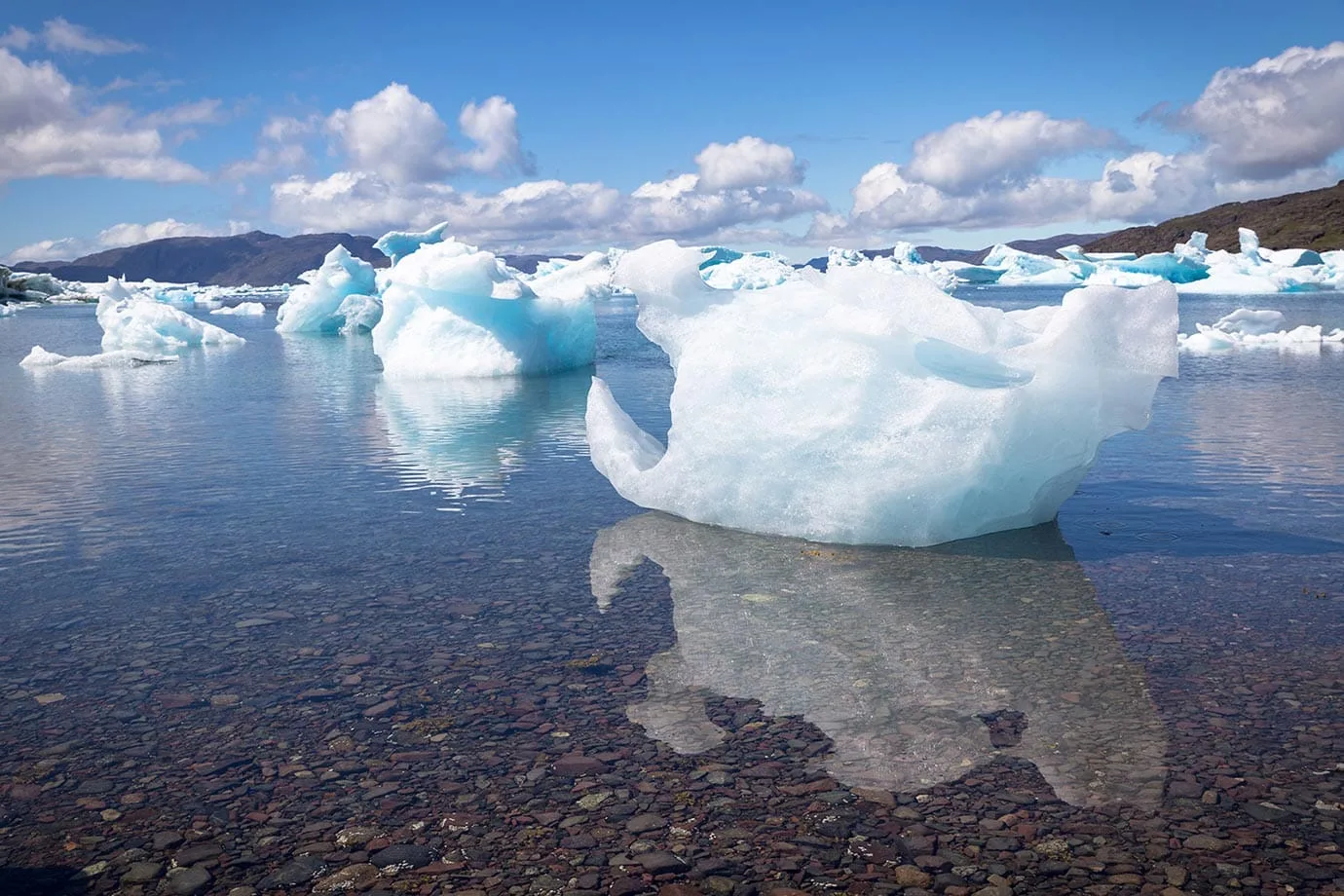 Icebergs in Greenland